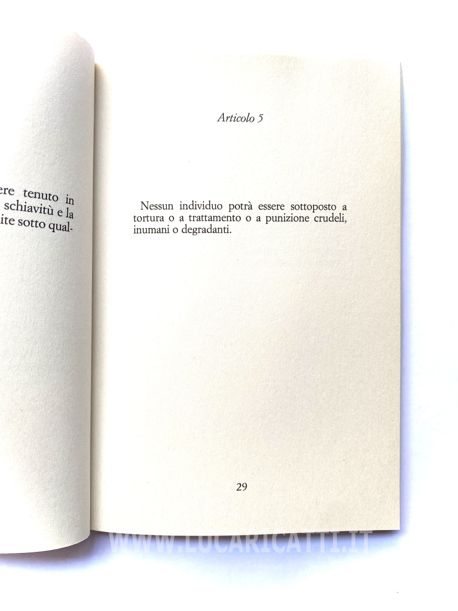 Articolo 3 della Dichiarazione Universale dei Diritti Umani Articolo 3 della Dichiarazione Universale dei Diritti Umani
